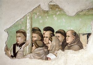 Broder Augustins död av Giotto (c.1266 1337)