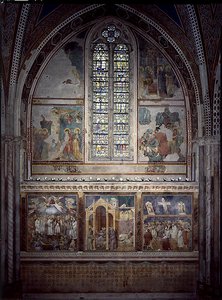 Scener från Kristi liv och den helige Franciskus cykel av Giotto (c.1266 1337)