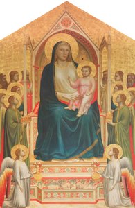 Alla helgons Madonna tronande av Giotto