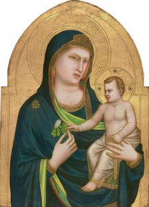 Madonna och barn. Omkring 1310/15 av Giotto di Bondone