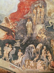 The Last Judgement, detalj om de fördömda, 1303-05 (se även 65227) av Giotto di Bondone