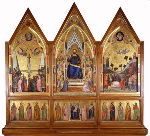 Stefaneschi triptyk, ca 1320 (tempera på panel) av Giotto di Bondone