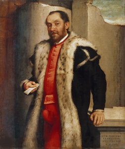 Porträtt av Antonio Navagero, 1565. av Giovan Battista Moroni