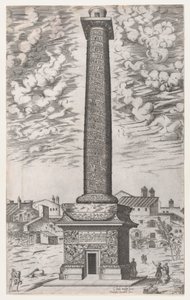 Mirror of Roman Magnificence: Trajanus kolumn, 1581-86., 1581-86. av Giovanni Ambrogio Brambilla