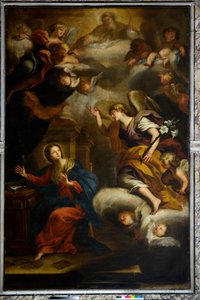 Bebådelse, före 1670 (olja på duk)