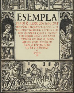 Exemplar av Lauori ..., titelblad recto, 1 augusti 1532