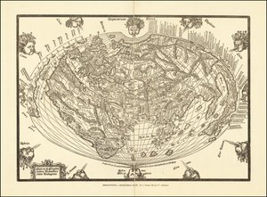 1540 års världskarta av Giovanni Andrea Vavassore av Giovanni Andrea Vavassori