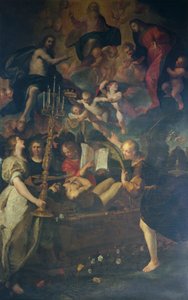 De rättfärdigas död, av Giovanni Andrea De Ferrari (1598-1669)