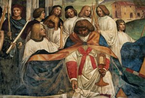 Vita av Saint Benedict da Nurcia av Giovanni Antonio Bazzi Sodoma