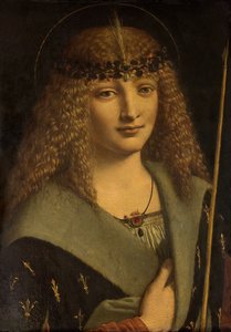 Porträtt av en pojke som Sankt Sebastian

"

" av Giovanni Antonio Boltraffio