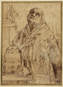 Påvlig helgon av Giovanni Antonio Burrini