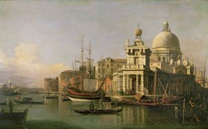 Utsikt över Dogana och Santa Maria della Salute