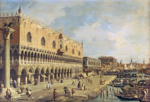 Riva degli Schiavoni, Venedig av Giovanni Antonio Canal