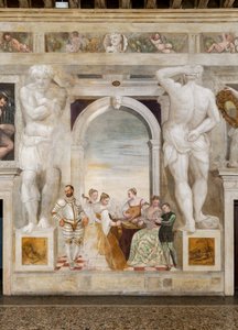 The Concert, Main Hall, ca 1570 (fresk) av Giovanni Antonio Fasolo