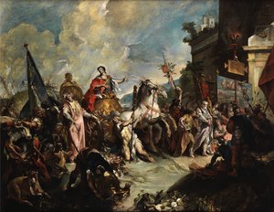 Giovanni Antonio Guardi Scipios triumftåg av Giovanni Antonio Guardi