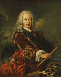 Porträtt av kung Ferdinand VI av Spanien