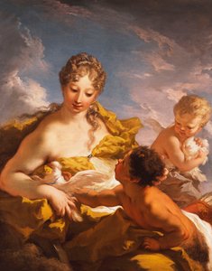 Venus, Amor och en faun, 1708-13