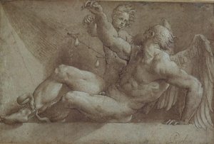 Allegory of Time (ritning)