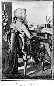 Wolfgang Amadeus Mozart, österrikisk kompositör, c1784-1827