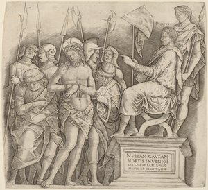 Kristus inför Pilatus av Giovanni Antonio da Brescia
