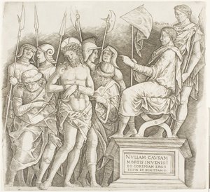 Kristus inför Pilatus av Giovanni Antonio da Brescia