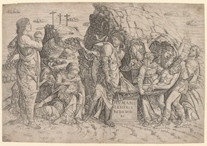 Gravläggning, c. 1509. av Giovanni Antonio da Brescia