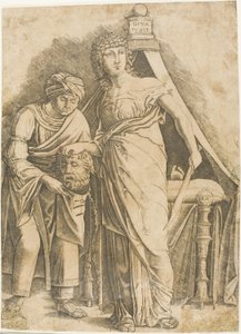 Judith med huvudet av Holofernes av Giovanni Antonio da Brescia