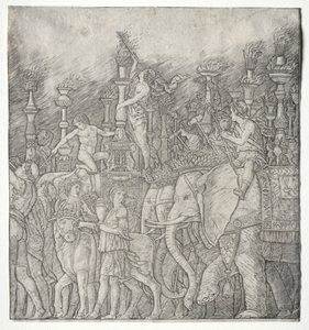 Caesars triumfer:  Elefanterna av Giovanni Antonio da Brescia
