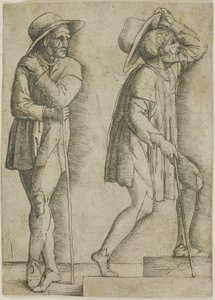 Två bönder av Giovanni Antonio da Brescia