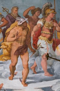 The Assembly of Gods, detalj av 3606292, ca 1560 (fresk)