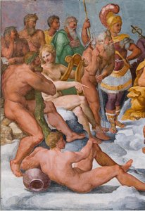 The Assembly of Gods, detalj av 3606292, ca 1560 (fresk)