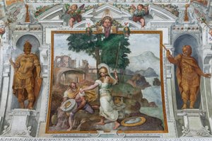 Ulysses och Minerva, ca 1560 (fresk)