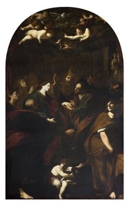 Jungfruns äktenskap av Giovanni Battista and Gherardini Melchiorre Crespi