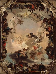 Allegori över planeterna och kontinenterna av Giovanni Battista Tiepolo