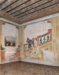 Gästboende, karnevalsscenernas rum: "Moor Tjenare på en falsk trappa" av Giovanni Battista Tiepolo