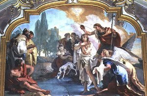 Kristi dop (fresk) av Giovanni Battista Tiepolo