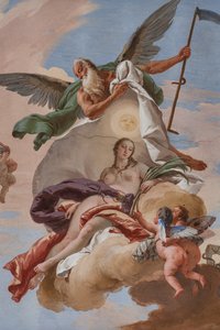Tiden upptäcker sanningen av Giovanni Battista Tiepolo