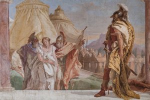 Eurybates och Talthybius leder Briseis till Agamemnon (detalj)