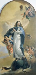 Obefläckad befruktning av Giovanni Battista Tiepolo