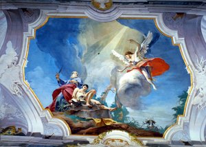 Abrahams offer (fresk) av Giovanni Battista (1696 1770) Tiepolo