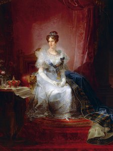 Porträtt av Marie Louise, hertiginna av Parma (Wien av Giovanni Battista Borghesi