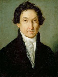 Självporträtt av Giovanni Battista Borghesi (1790-1846) av Giovanni Battista Borghesi
