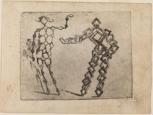 Från "Bizzarie di diverse figurer" av Giovanni Battista Bracelli
