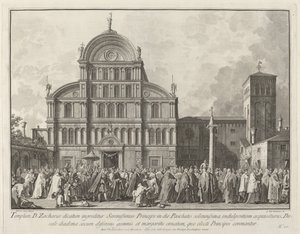 Dogens besök i San Zaccaria på påskdagen, 17631766.