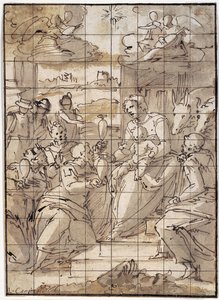 Dyrkan av kungar av Giovanni Battista Castello
