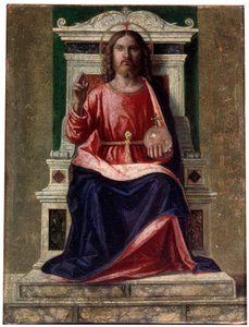 Kristus på tronen, världens frälsare, c1505.