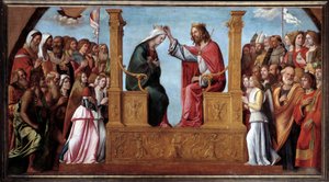 Jungfruns kröning (målning, efter 1510) av Giovanni Battista Cima da Conegliano