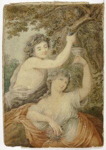 Bacchus och Maiden av Giovanni Battista Cipriani