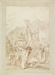 Dyrkan av den fräcka ormen av Giovanni Battista Cipriani