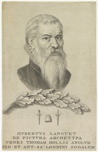 Porträtt av diplomaten Hubert Languet av Giovanni Battista Cipriani